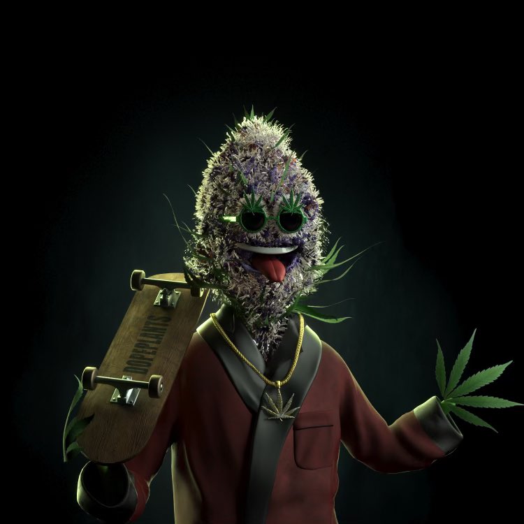 A DopePlants NFT goes beyond a cool piece of digital art… it gives you access to physical goods, IRL events, direct support of the cannabis industry causes and collabs, and much more…
#NFTart #cannabis #web3community 

dopeplants.io