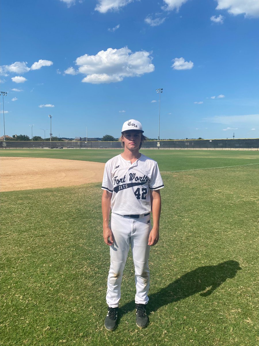 Texas Scouts Association
Player of the Game

Evan Laredo
Went 2-3 with a single and a double and pitched 4 innings with 2 K’s

<a href="/FWCats_Kirby/">Ft. Worth Cats Baseball Club</a> 
@gapttournaments