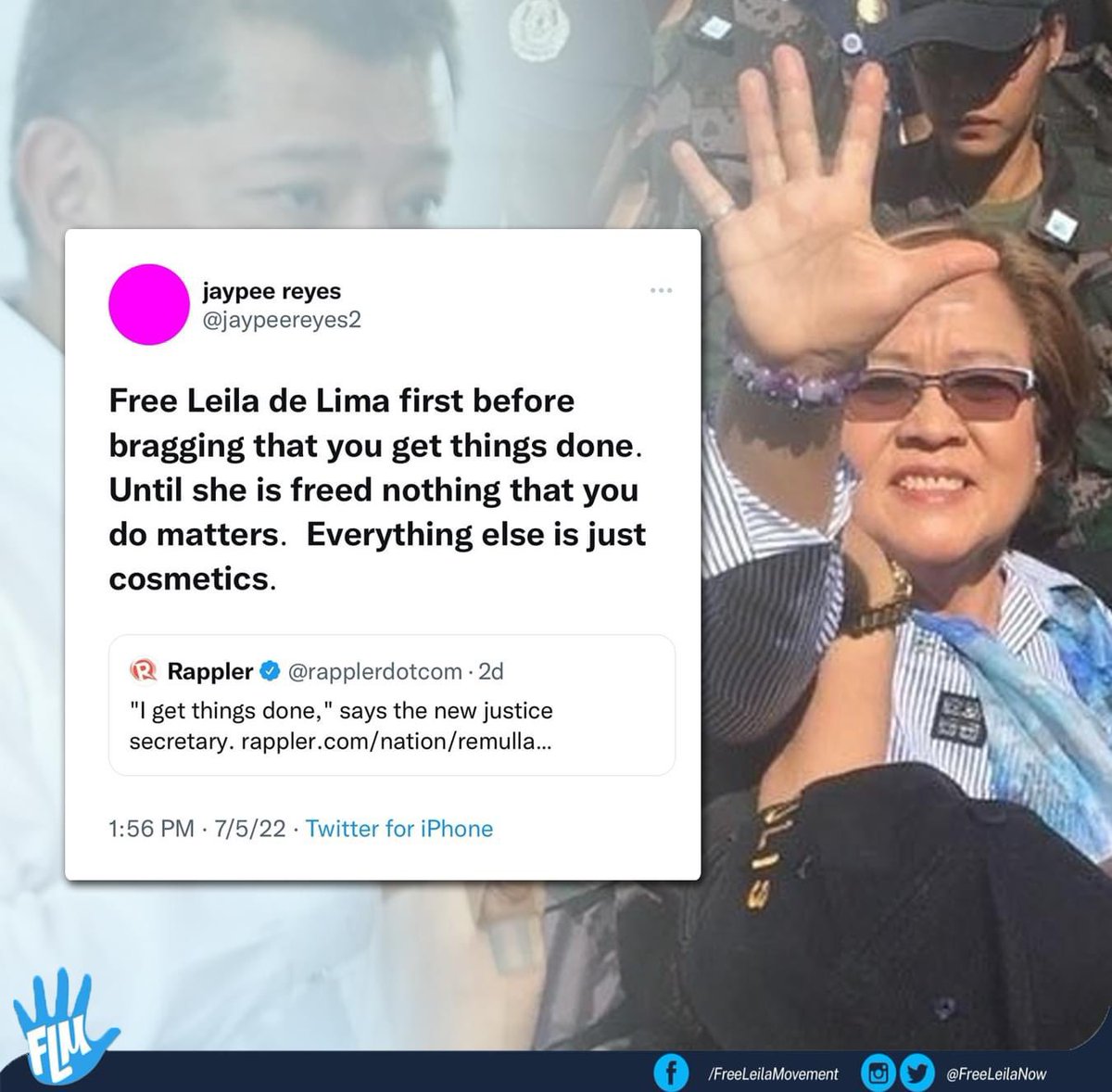 #FreeLeilaDeLima NOW NA!