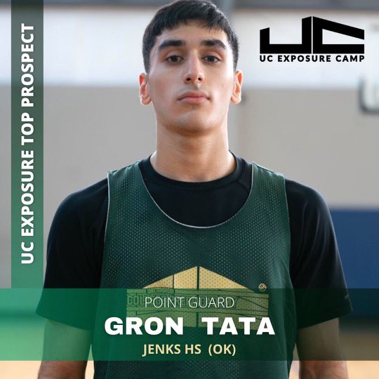 UC_Exposure's tweet photo. @gron_tata is a PG to circle in the July Live Periods!  He was listed by all 4 college coaches on staff as a scholarship level lead guard.  #UCExposure #TopProspect @OKRecruits @recruitsofok @OKHoopsReport @OCUmbball @OBU_MBBall @PrepHoopsOK https://t.co/6yxxApS1GJ