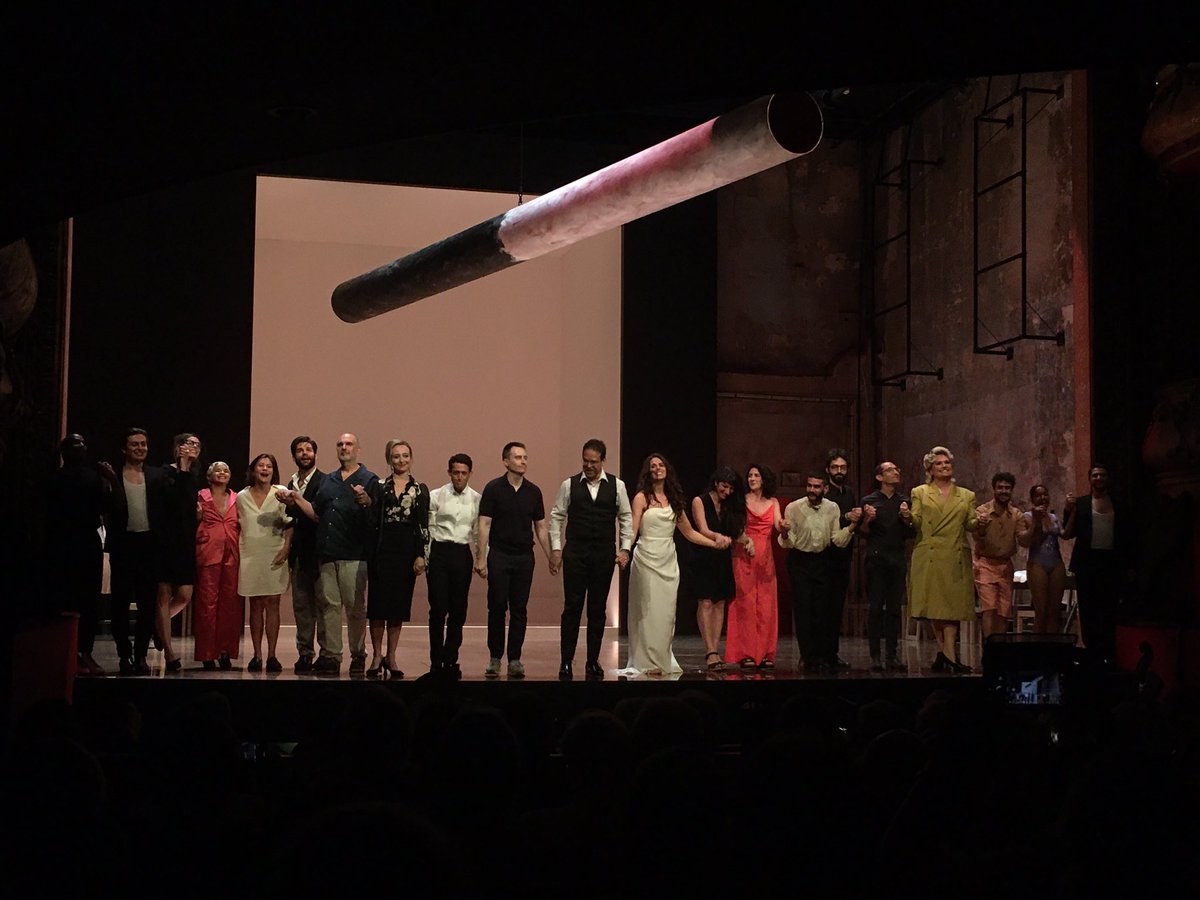 A sensual, fresh & engaging #Monteverdi #Poppea @festival_aix by #TedHuffman, minimalist, contemp., playful take w slight allusions to nowadays moral bankruptcy. Excellent @cappellamediter #LeonardoGarcíaAlarcón. #JacquelynStucker in title role w velvet-ish voice, @JakeArditti ❤️