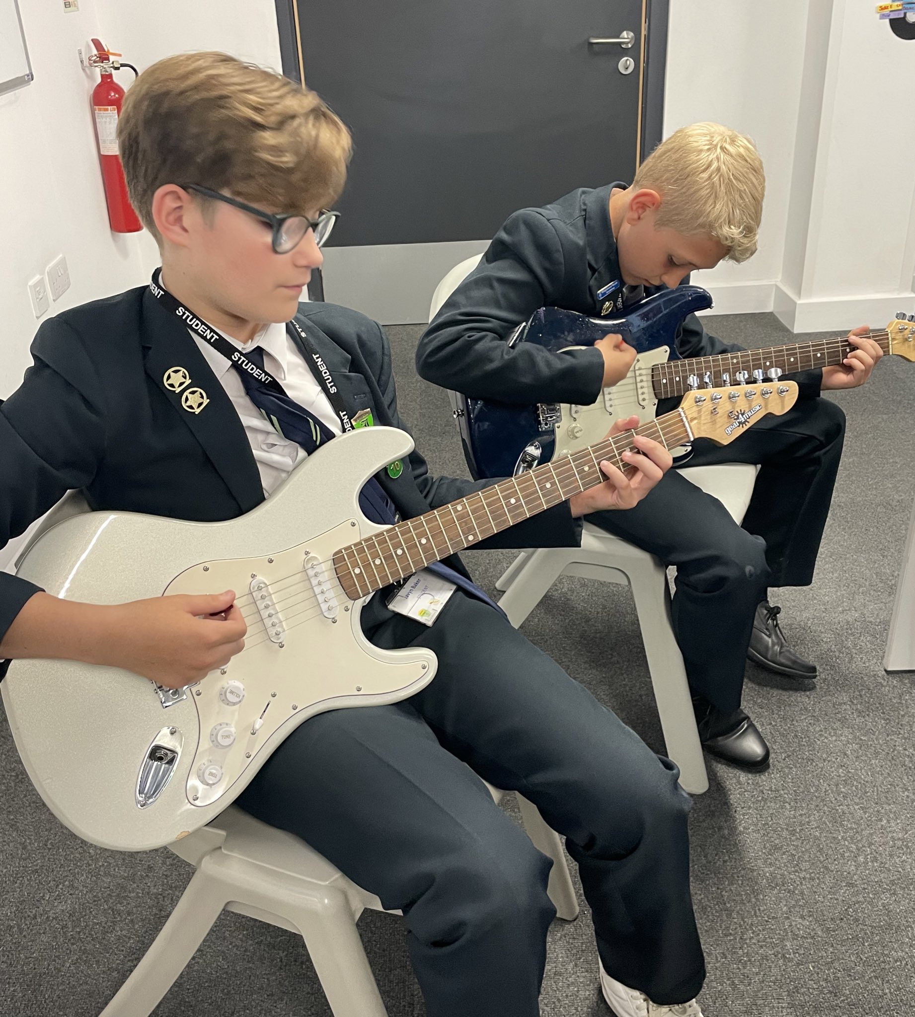 Kingswood academy music on twitter guitar club students have really