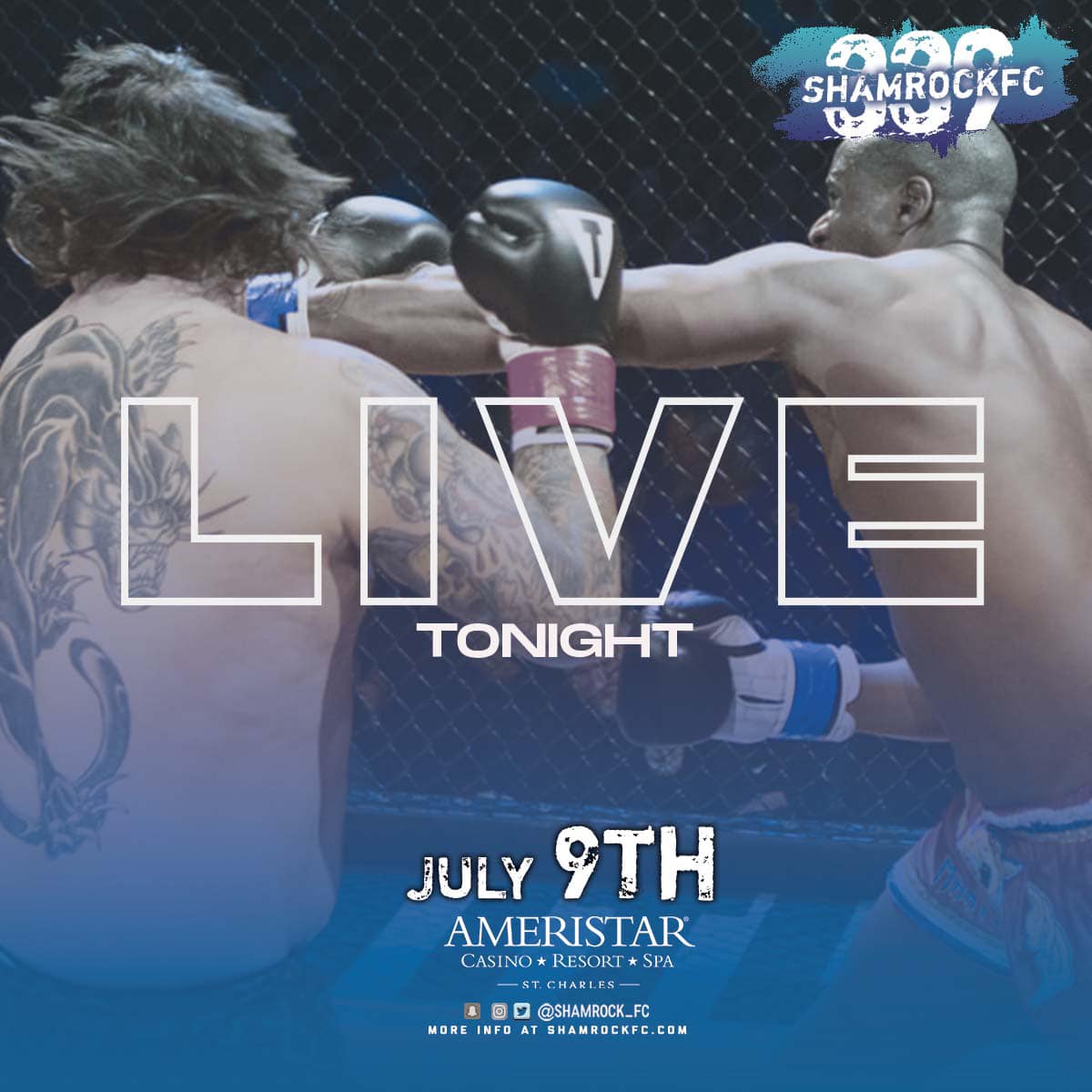 🚧⚠️THERE ARE ONLY A COUPLE OF HOURS LEFT!

#ShamrockFC339 is 𝐒𝐎𝐋𝐃 𝐎𝐔𝐓👀

Watch @Scrappy135mma and Brandon Ball battle it out for the featherweight title in the main event.

Streaming LIVE from St Charles, Missouri on #FITE📌

👉 bit.ly/3nR9UoY