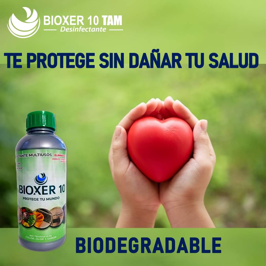 bioxer10's tweet image. La #Salud es lo más importante es indispensable cuidarla y protegerla
La #Pandemia sigue activa usa el #Desinfectante Bioxer 10 #NoToxico #NoCorrosivo #Tampico #Altamira #CdMadero #CdVictoria #Matamoros #Reynosa #RioBravo #NuevoLaredo #Tamaulipas #FelizSabado