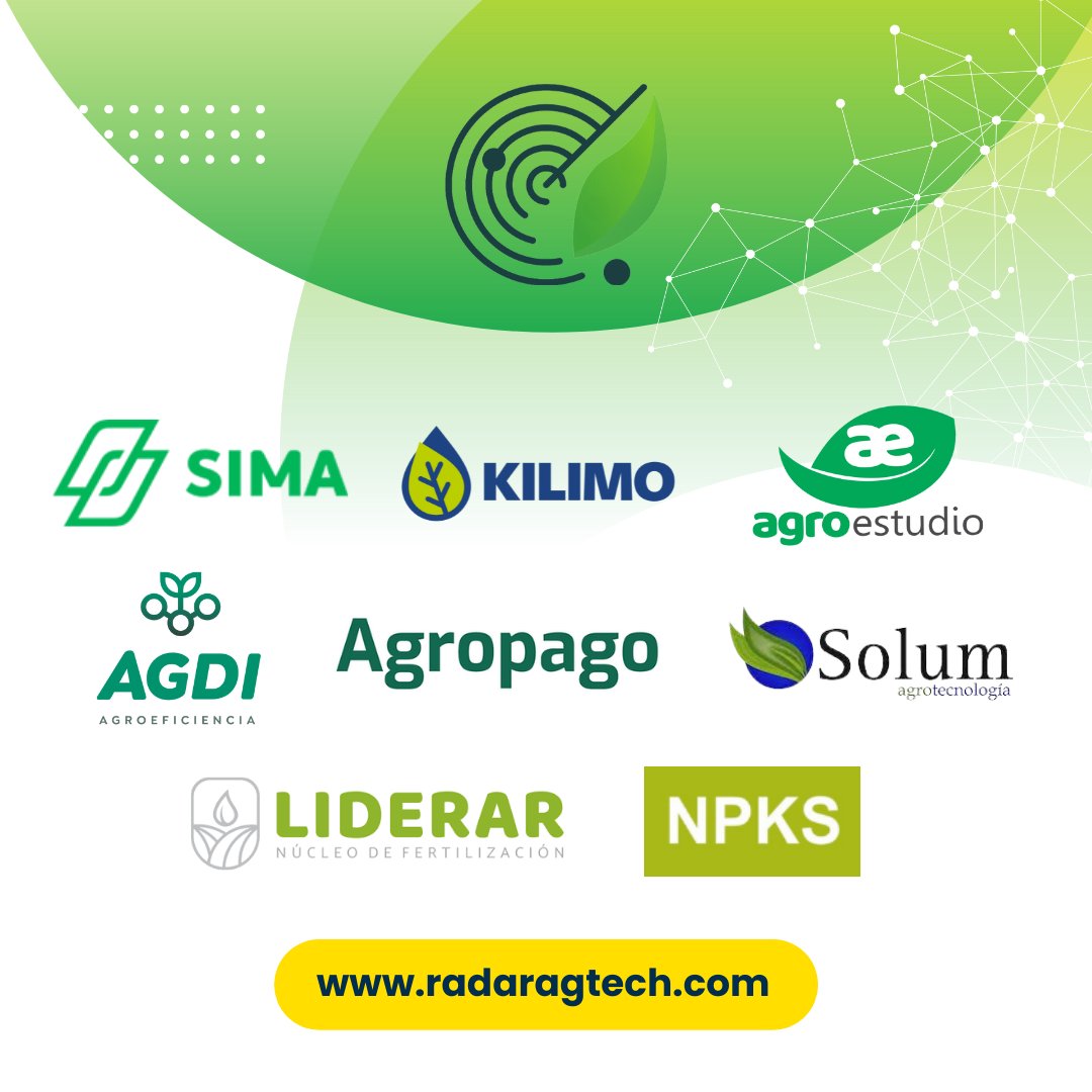 RadarAgtech's tweet photo. Estás empresas ya forman parte de #RadarAgtech 🤝🏻🚜🚀

Conoce las soluciones que brindan para el #CampoDigital entrando en https://t.co/tD08VB0HbJ 🔗

Gracias por sumarse 👇🏻 https://t.co/ToBnIZ6Rdh