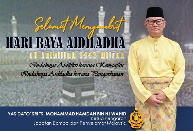 KP_bombaJBPM's tweet photo. 10 Julai 2022, Selamat Menyambut Hari Raya Aidiladha 1443 Hijrah. https://t.co/7BN6QSIttz