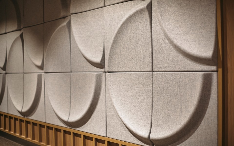 Our geometric acoustic panels can be put together in many combinations. goodsound.uk