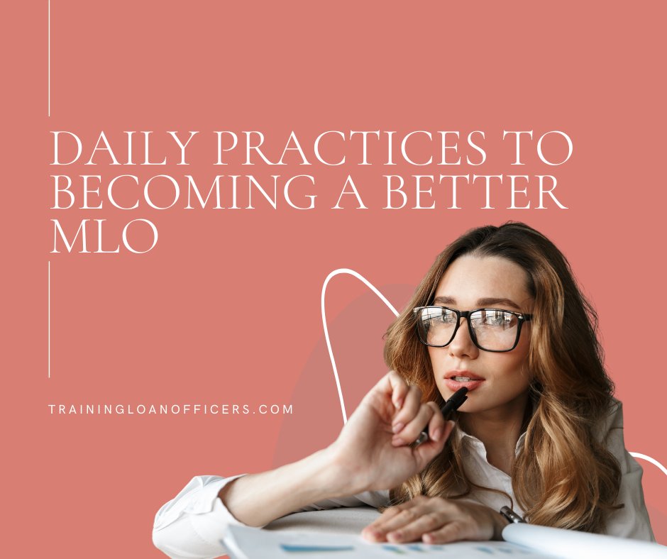 Here are five simple practices that will help you become a more successful mortgage lender!

trainingloanofficers.com/blog/daily-pra…

#cmsconsultants #nmlsprovider #1400180 #consultants #career #training #nmls #nmlstraining #loanofficertraining #becomealoanofficer #becomeamortgageloanoriginator