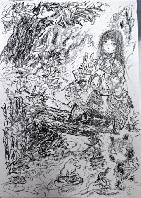 #無言で穏やかな作品をあげよう 