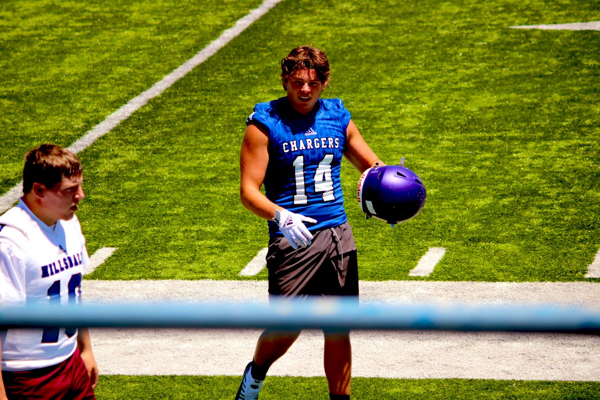 Had a great time today <a href="/Hillsdale_FB/">Hillsdale Football</a> camp today, thank you for the great experience <a href="/CoachBradOtter/">Brad Otterbein</a> <a href="/CoachSOtterbein/">Steve Otterbein</a> <a href="/Smitty0038/">ron smith</a>