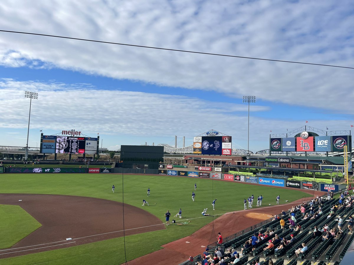 USA Prime GA- Roby (@usa_prime_roby) on Twitter photo Last team outing for summer 2022. Taking in a Louisville Bats (AAA) game.
*Bracket play starts tomorrow!❤️🤍💙
#USAPrime 🇺🇸 #FCA
<a href="/USA_PrimeBB/">USA Prime Baseball</a> <a href="/USA_Prime_GA/">USA Prime Georgia</a>
<a href="/Coach_MikeRoby/">Mike Roby</a> <a href="/CoachG_Thomas/">Greg Thomas Jr.</a> Last team outing for summer 2022. Taking in a Louisville Bats (AAA) game.
*Bracket play starts tomorrow!❤️🤍💙
#USAPrime 🇺🇸 #FCA
<a href="/USA_PrimeBB/">USA Prime Baseball</a> <a href="/USA_Prime_GA/">USA Prime Georgia</a>
<a href="/Coach_MikeRoby/">Mike Roby</a> <a href="/CoachG_Thomas/">Greg Thomas Jr.</a>