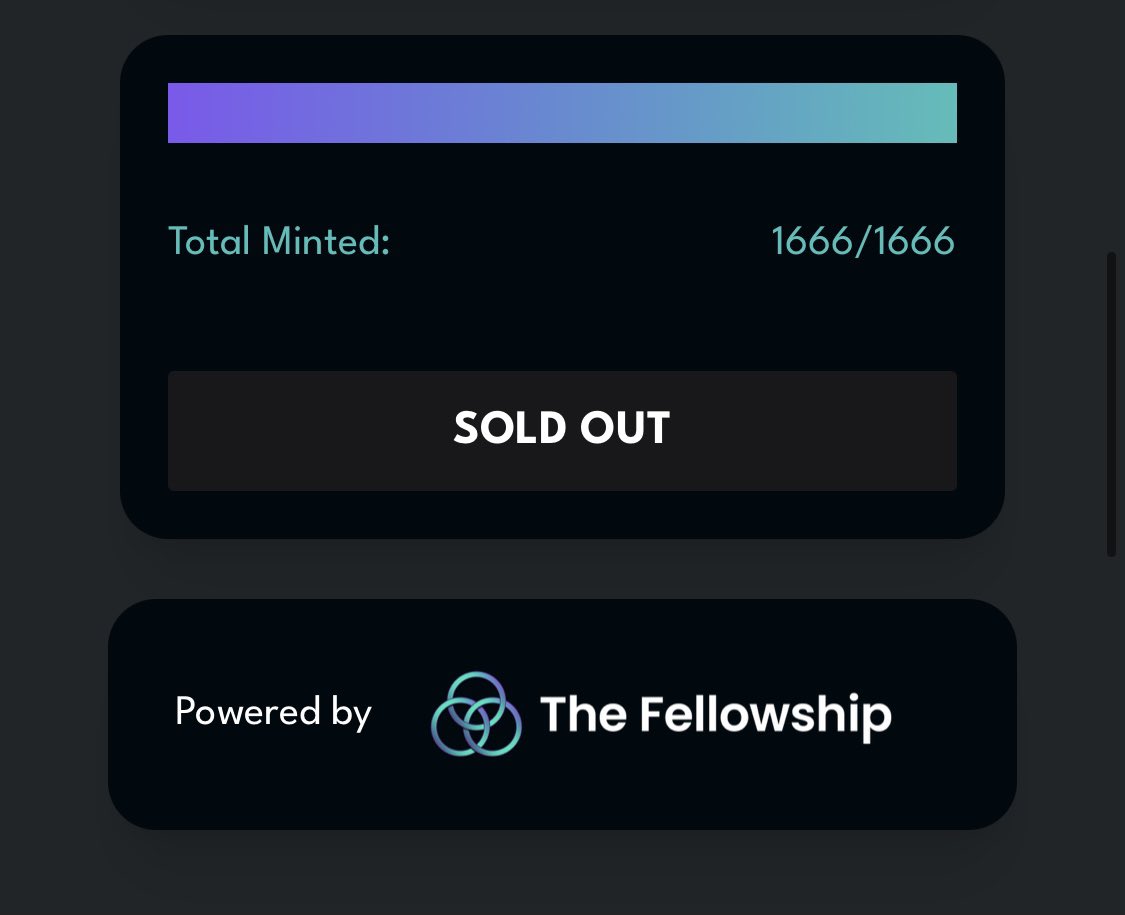Sold out!
1666 Dynamite Degens are now living on the blockchain!🧨💥

Huge ~25 SOL giveaway to holders in three days!❤️‍🔥

#solana #SolanaNFTs #SolanaGiveaways #SolanaSummer #nft #nfts #nftmint #nfthype #solnft #degen #soldegen #degenplay #degenmint #freemint #mint #solanamint