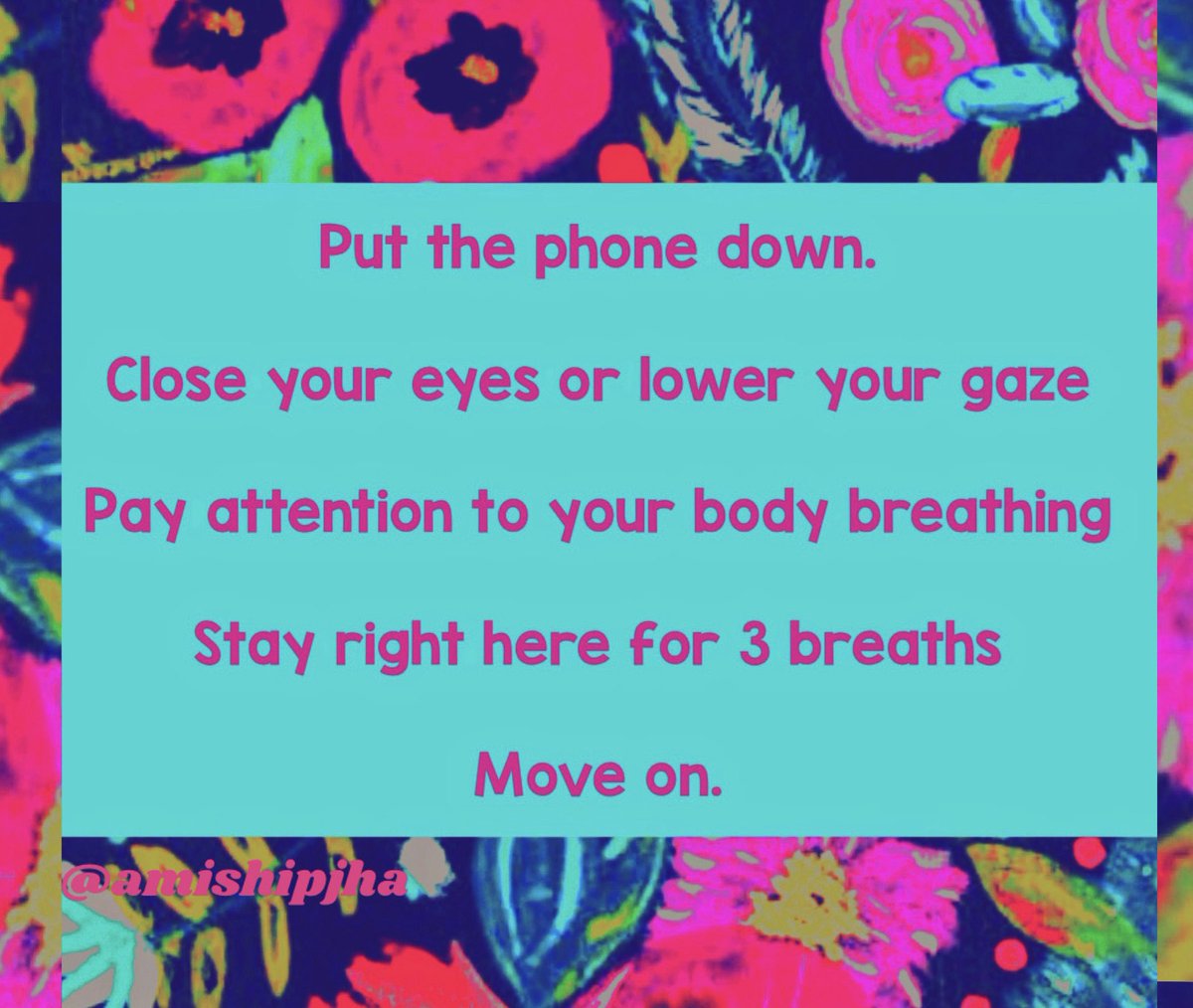 amishijha's tweet photo. Try it. Break the scrolling spell. #ownyourattention #micropractice https://t.co/WJKK8LLnee