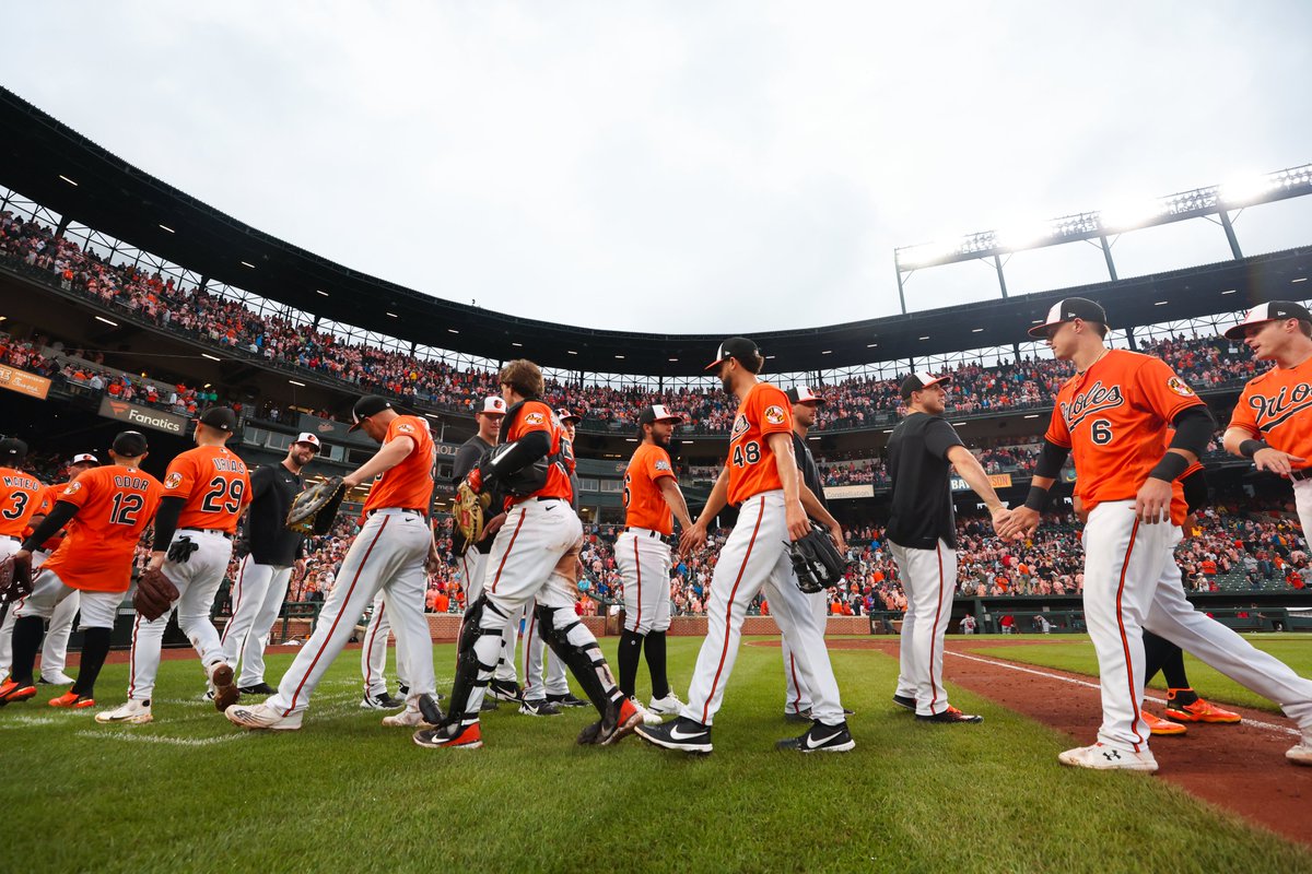 Orioles's tweet photo. WHY NOT US!! https://t.co/tVJZ6LsBf7