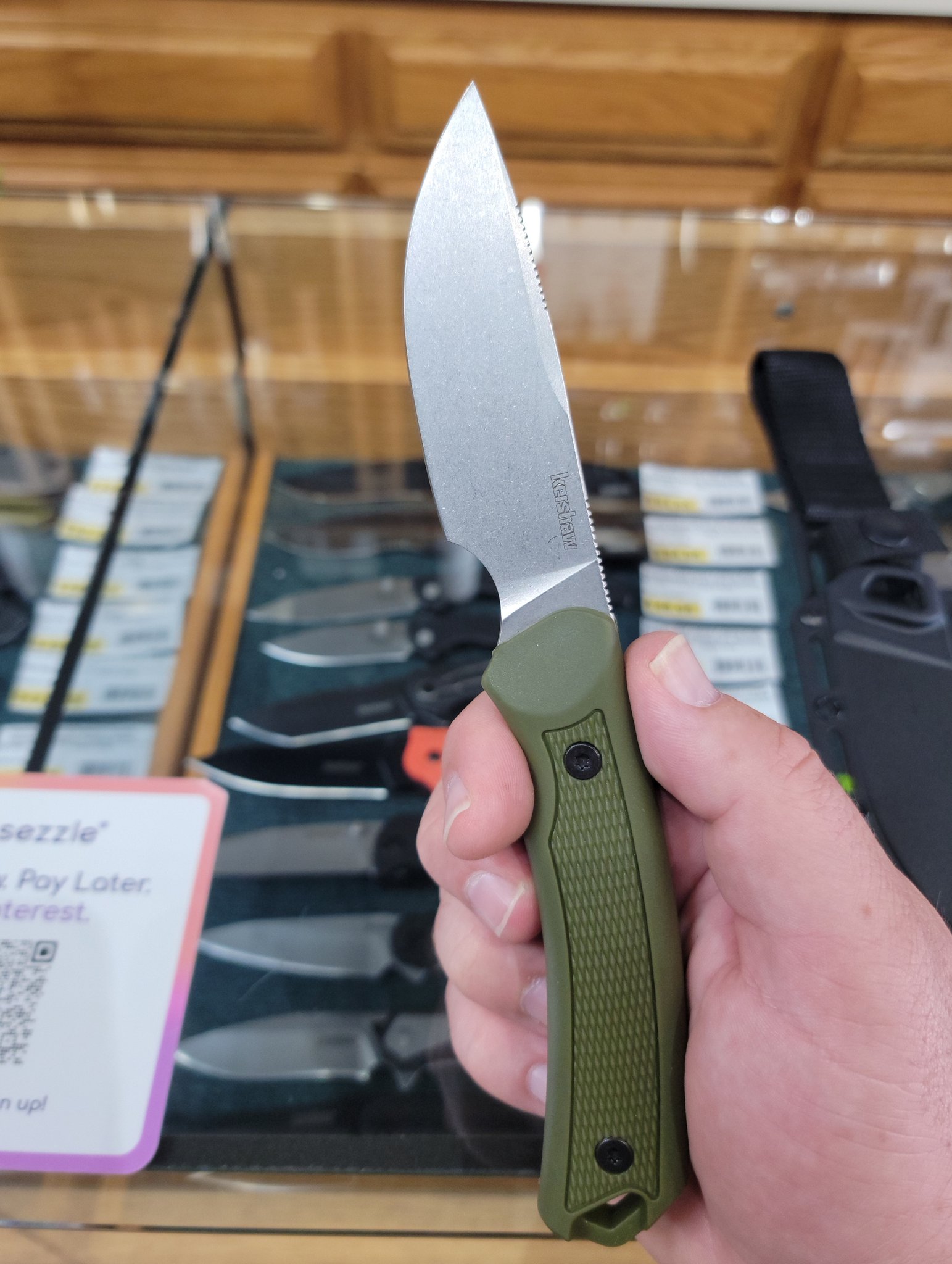 American Flags & Cutlery on Twitter "Kershaw New Fixed Blade Knife