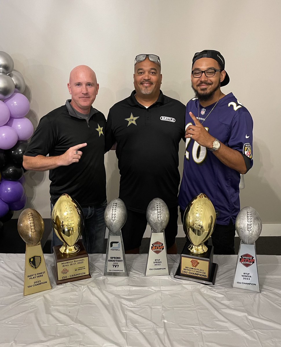 CE_Stars7v7's tweet photo. Tell me it was a good season for CE Stars 15U Gold without telling me it was a good season 🤩
#CETakeover #6xChamps #Nattyrunnerup
@IndyWeOutHere @PrepRedzoneIN @FFBallAllDay @Indiana7v7 https://t.co/iSWlmA7U2n