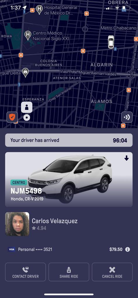 ArqCueva's tweet photo. @TheBEAT_MX quiero reportar a este tipo que decidió no sólo no pasar por mi, sino iniciar el viaje sin venir,  no fue hasta por ahí de las 4 de la mañana que porfin canceló (+ de 4 horas)yo no lo iba a hacer, obvio no espero cobro,comparto imágenes para que hagan algo al respecto https://t.co/hsJtjp8TkZ