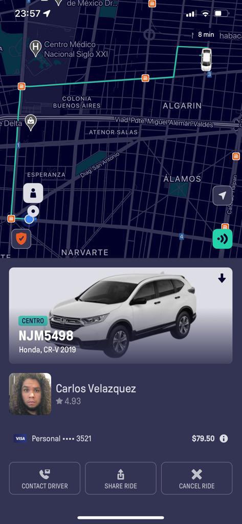 ArqCueva's tweet photo. @TheBEAT_MX quiero reportar a este tipo que decidió no sólo no pasar por mi, sino iniciar el viaje sin venir,  no fue hasta por ahí de las 4 de la mañana que porfin canceló (+ de 4 horas)yo no lo iba a hacer, obvio no espero cobro,comparto imágenes para que hagan algo al respecto https://t.co/hsJtjp8TkZ