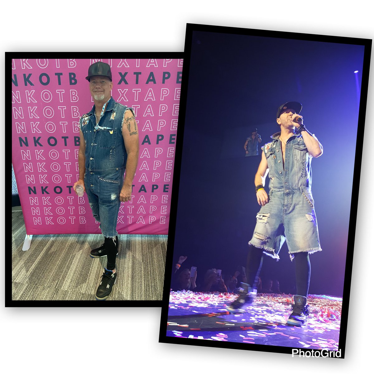 vannyb115's tweet photo. @DonnieWahlberg my hubby is the best, you both made my night!!! I think he nailed it. Already thinking of ideas for the next tour. https://t.co/pt0ru1LgU1