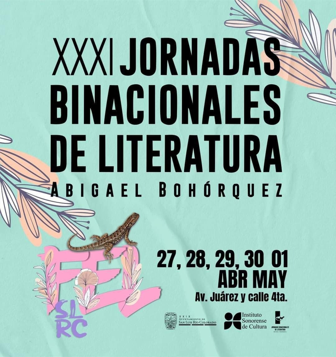 #TomarLaPalabra de @Asaltoalcielo | Criaturas del desierto bit.ly/3RmXBhW

Las Jornadas Binacionales de Literatura Abigael Bohórquez nació “como un milagro”. Como esas criaturas del desierto que aparecen sólo para asomarse a ver la vida y acaban sobreviviendo diluvios.