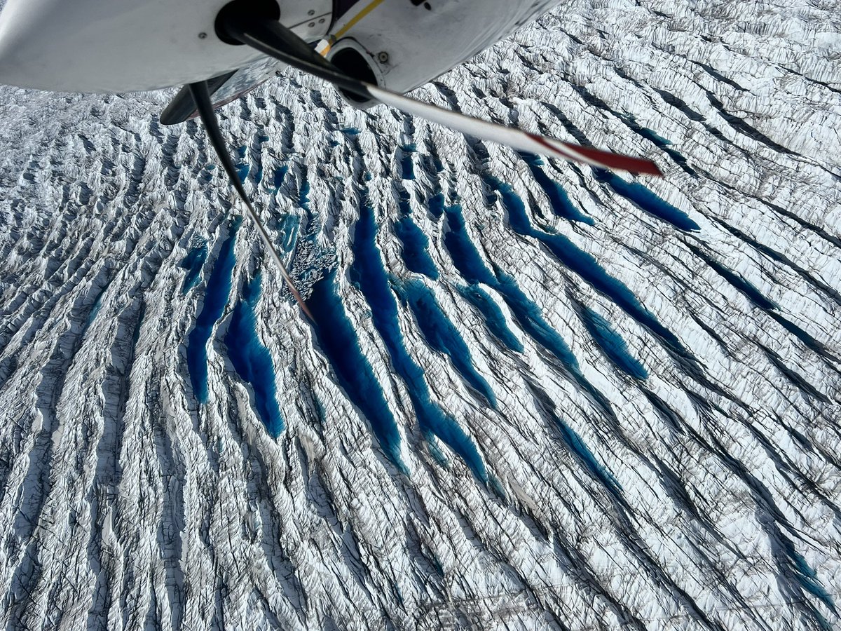 The bluest blue 🤩 #GreenlandIceSheet