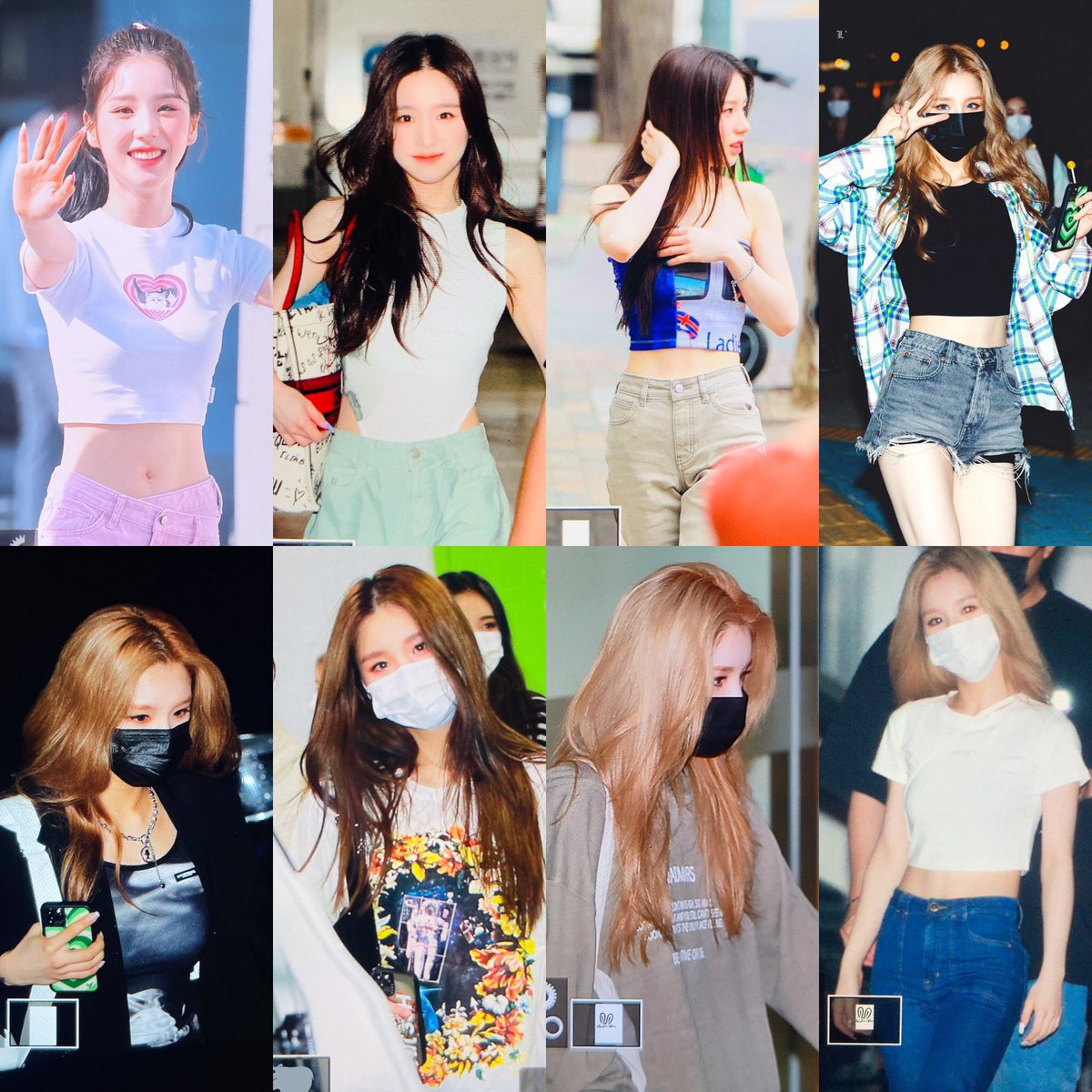 i love heejin’s personal style, she’s just walking around looking this fine