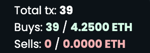 AlienMirrorERC's tweet photo. 4.25 ETH IN BUYS BACK BURNT. DON'T FADE ME ANON. https://t.co/sYLOIIOadd