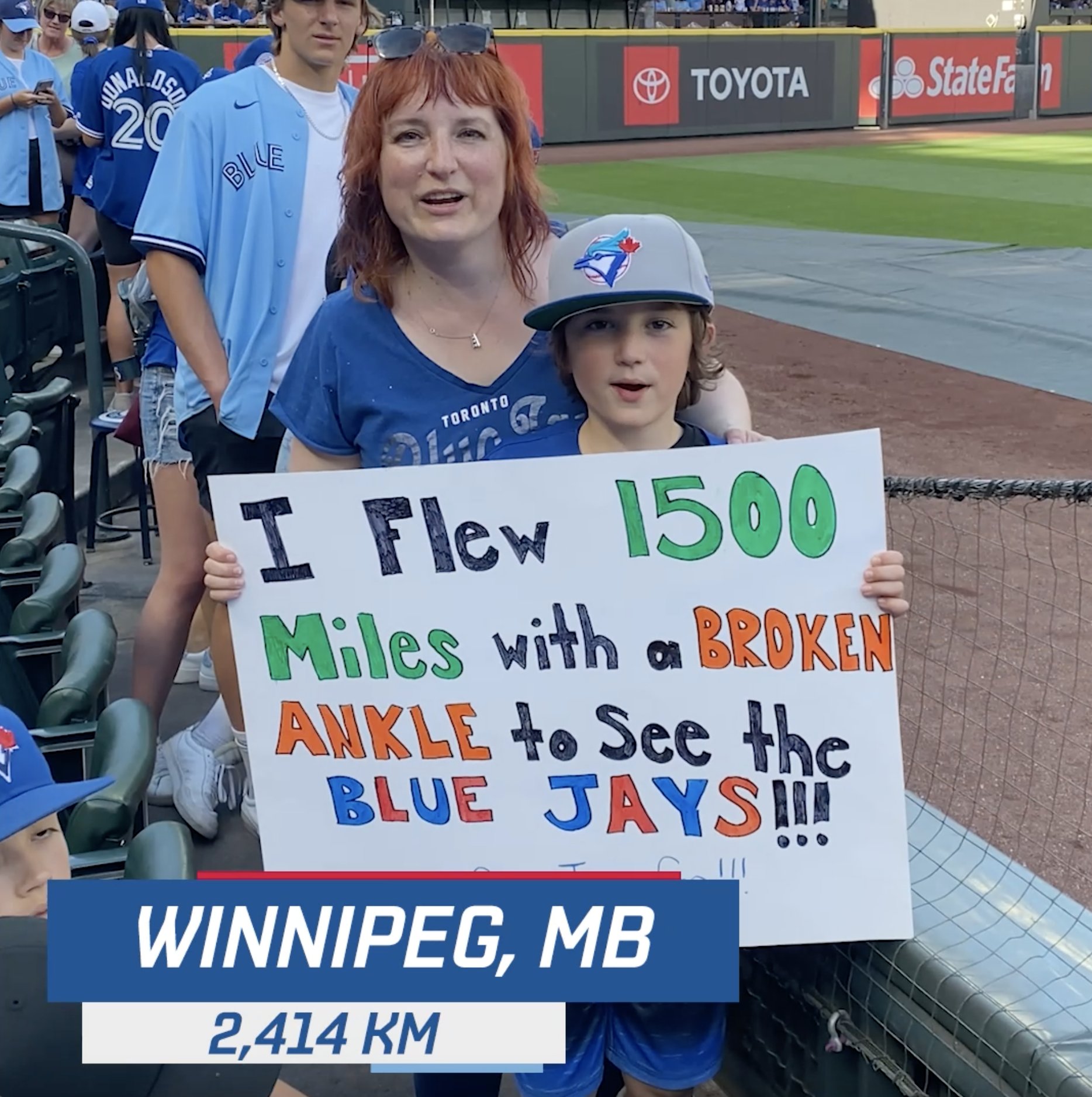 Toronto Blue Jays on X: From far and wide 💙 NOBODY travels like #BlueJays  fans!  / X