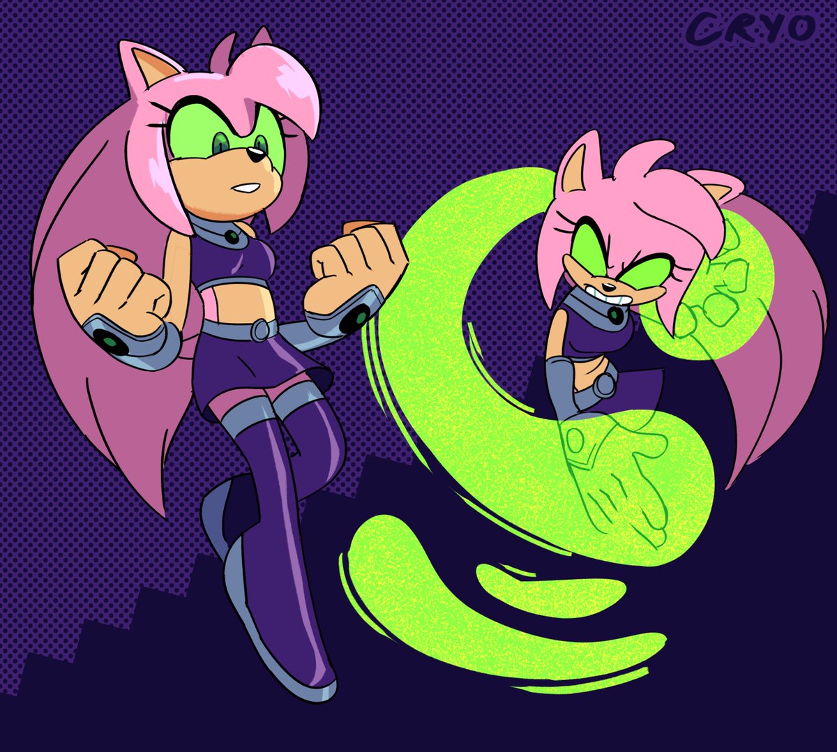 「One more time

#SonicTheHedeghog https:/」|CryoGXのイラスト