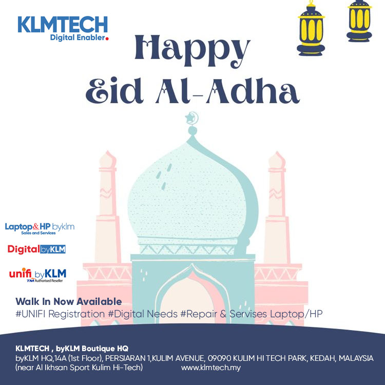 Welcoming this peaceful morning with the warmest wishes to all our Muslim friends and team members. 
To my non muslim friends enjoy this long weekend and travel safe!
Management &amp; Staff of KLMTECH
byKLM HQ, Kulim Hi Tech Park, Kedah
#KLMTECH #byKLMHQ #Digital #WalkIn