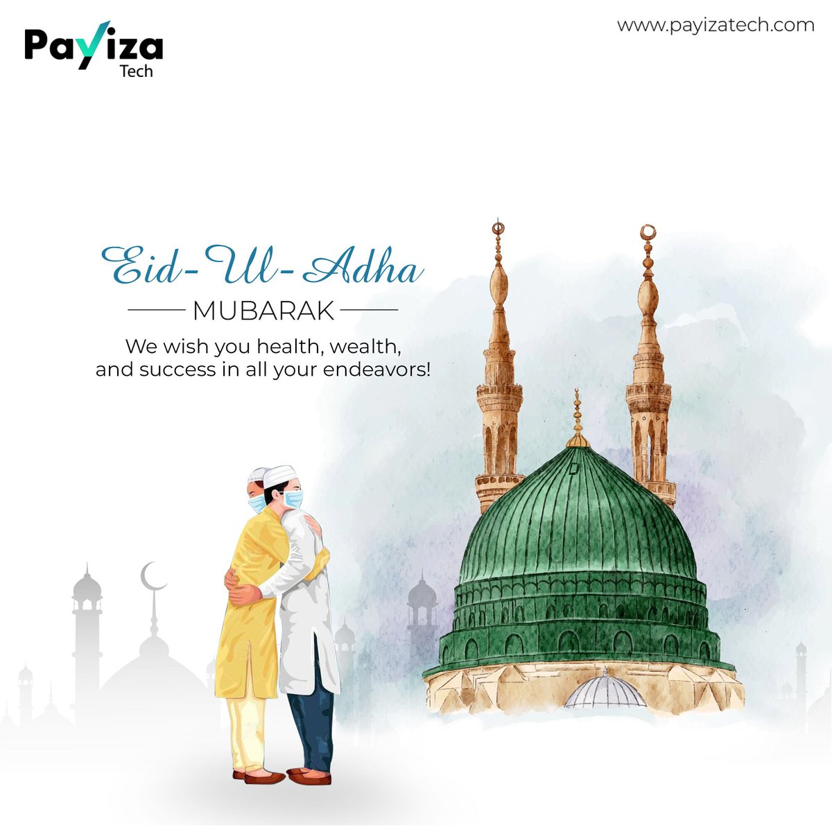 PayizaTech's tweet photo. Team Payizatech wishes you a very happy Eid-ul-Adha π«. We hope that this day brings you tons of love, peace & warmth π€
#EidAlAdha
.
.
.
#EidulAdha22 #payizatechnologies #happyeid #webdevelopment #appdevelopment #blockchain_development #softwaredevelopment #gamedevelopment https://t.co/7WGpXoxesh