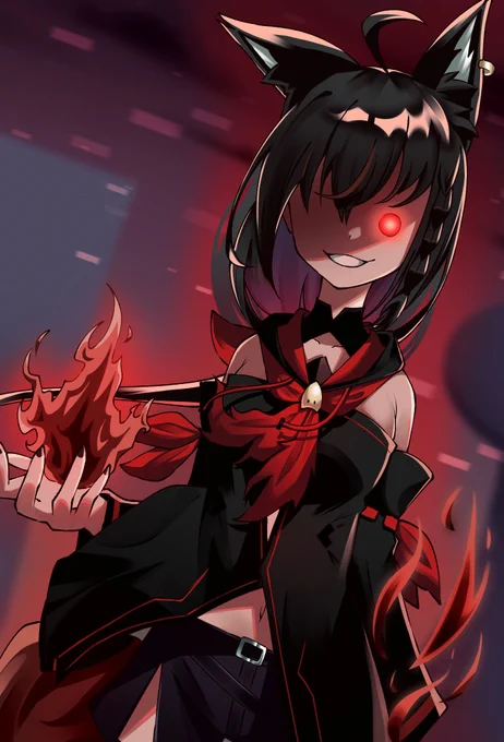 暴走黒ちゃん
#絵フブキ 