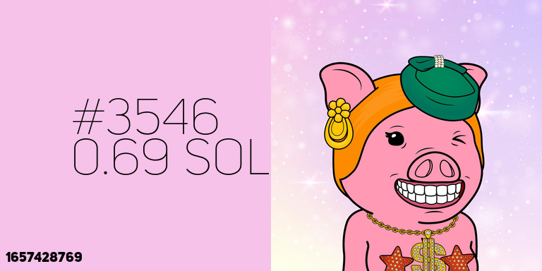 🐷 Piggy Girl #3546 SOLD for 0.69 S◎L

→ alpha.art/collection/pig…

📝 explorer.solana.com/tx/vvzqf9Pgzor…