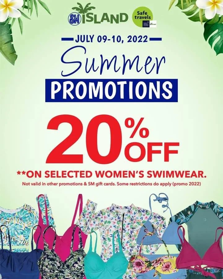 smislandguam's tweet photo. Hafa Adai!  
Check this SM Island's  Summer Weekend promo  ladt day today  June 10  2022! Happy shopping! 
#summerweekendssle #smisland #smislandstore #GuamUSA https://t.co/7RE00pNqTD