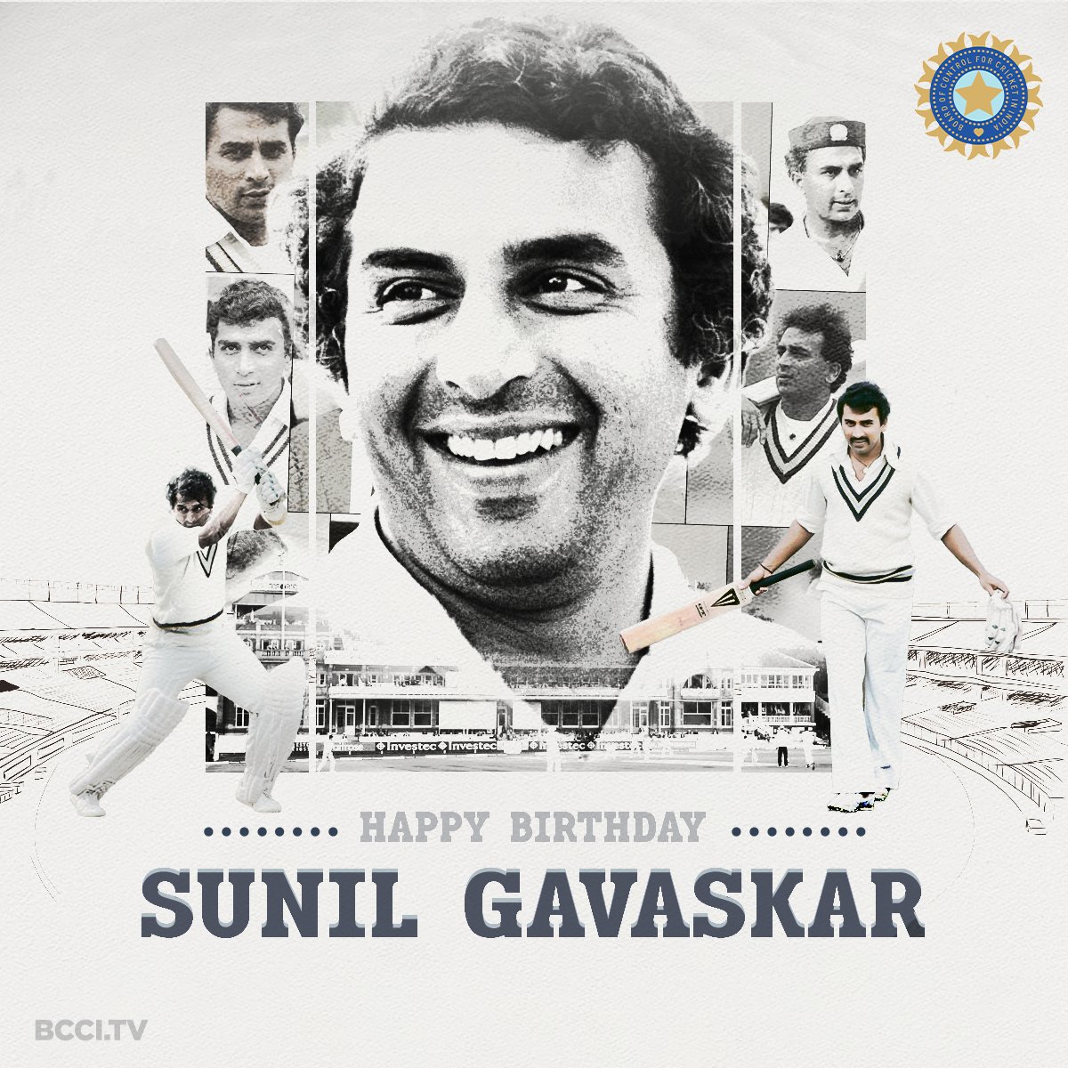 HAPPY BIRTHDAY  Sunil Gavaskar ji  