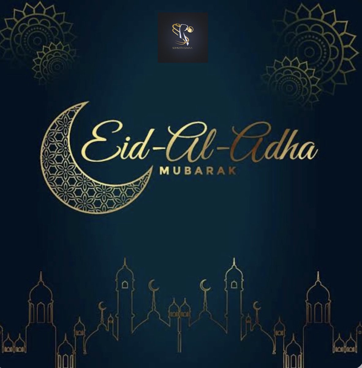 somnathsahaa's tweet photo. Eid Mubarak!! https://t.co/nVH7LYFVoj