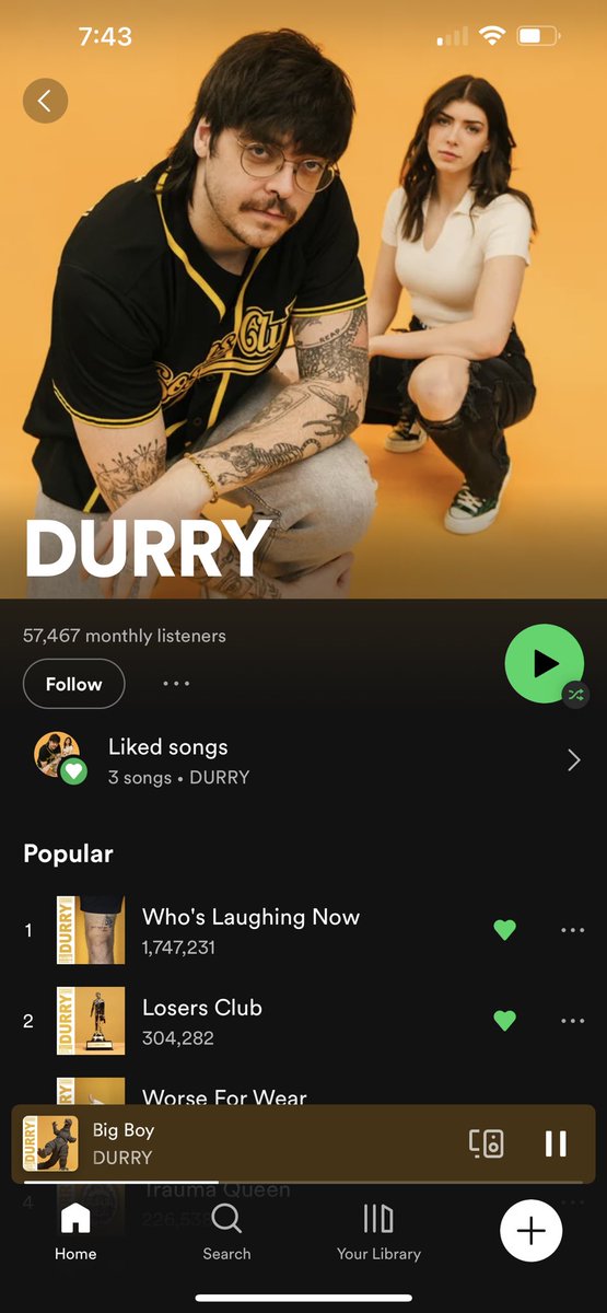 CameronPeavler's tweet photo. If you ain’t listening to this band already then fuck you. Shit slaps. https://t.co/1EvyXyf8Qk