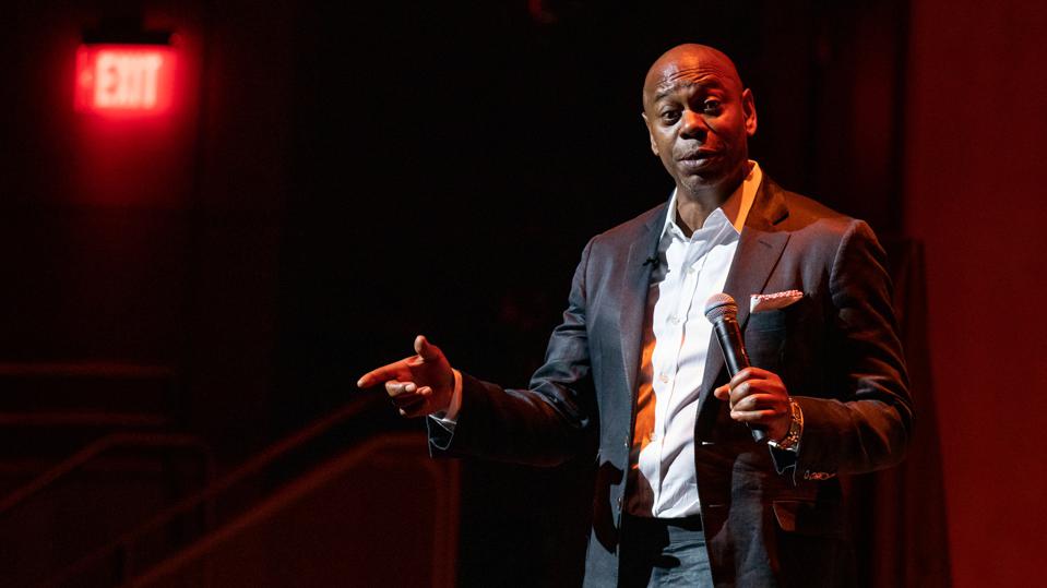 Forbes's tweet photo. "The more you say I can't say something, the more urgent it is for me to say it."

Dave Chappelle sounds off on objections to his stand-up material in new Netflix special. https://t.co/LcQDaV8R4i https://t.co/FLeT0vIfdC