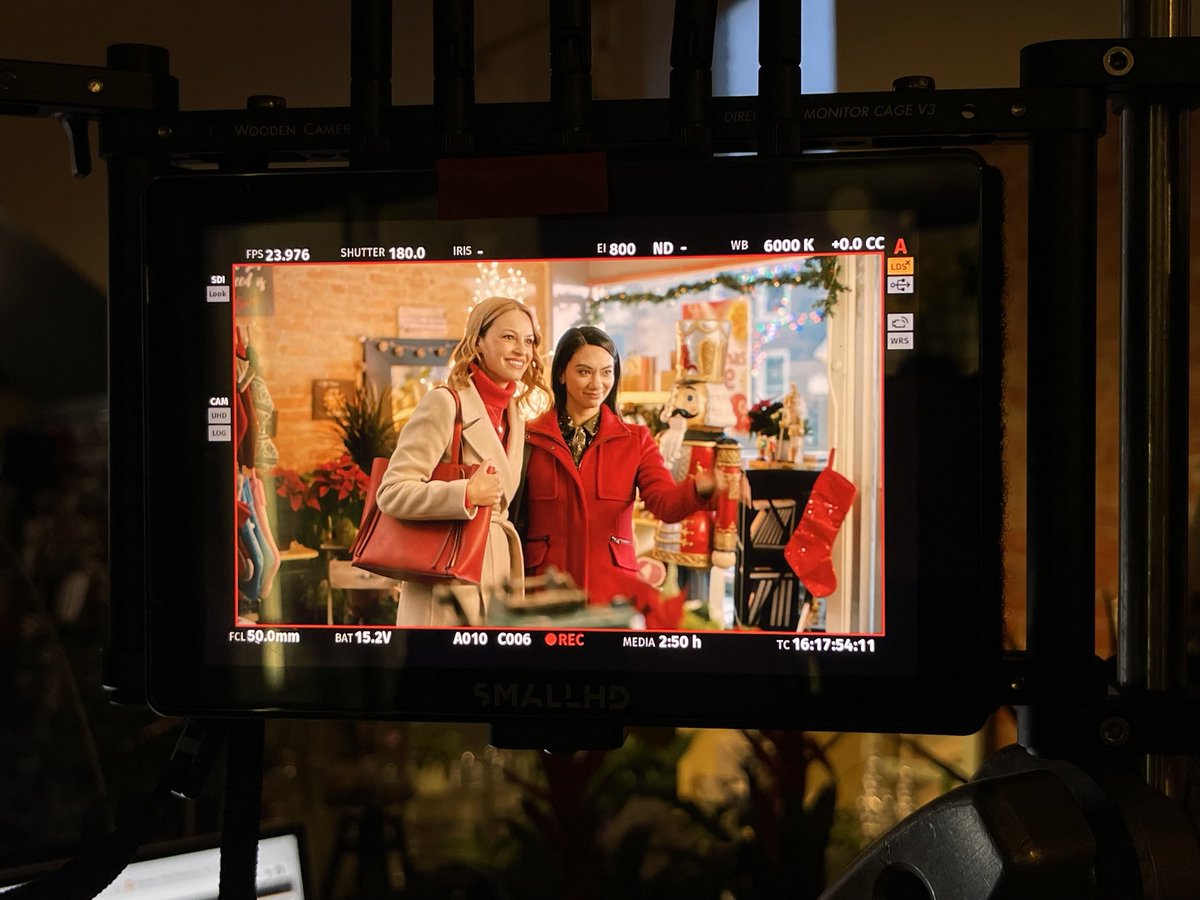 Me and <a href="/coryleemusic/">cory lee</a> being besties💜 Anyone watching with friends?  #MyGrownUpChristmasList

<a href="/hallmarkchannel/">Hallmark Channel</a> 
#ChristmasInJuly