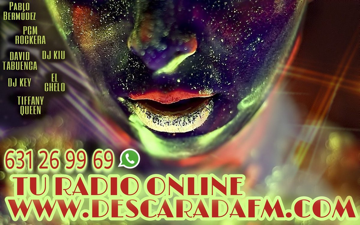 raquel20duque's tweet photo. ÚNETE A NUESTRA RADIO @descaradafm2022 https://t.co/sE3D14isv2