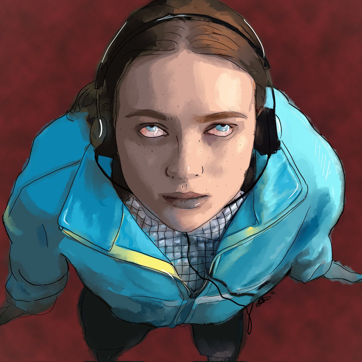 Stacelin's tweet photo. And if I only could,
I'd make a deal with God
And I'd get him to swap our places.

#strangerthings #max #drawing #digitalart #huion #tablet #artist #artistsoninstagram #netflix #maxcaulfield #digitalpainting #digitaldrawing https://t.co/1YBq1C3eGm