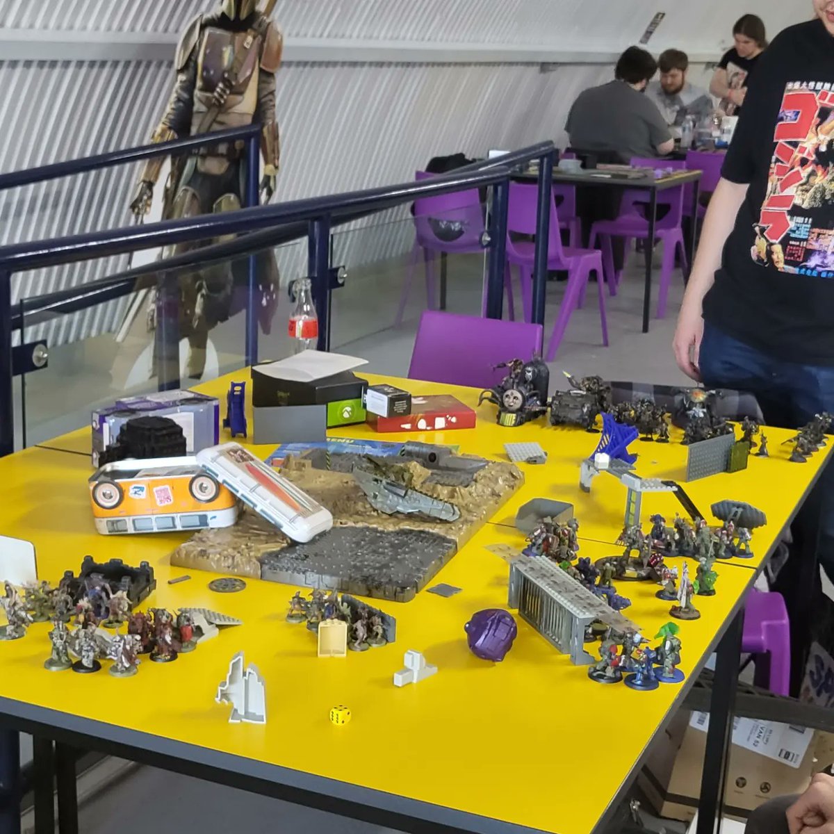 GeekyJossh's tweet photo. Hi everyone at @GeekWarrington yesterday we had a big #Warhammerpaintorplay day. We had a great day and night.

#geekretreat #geekretreatwarington #warrington #warhammer40k #warhammer40Kpaintingorplay #greatday #geekretreatwarringtonlovesyah #warringtonlovesyah https://t.co/2CkEY4dQqr
