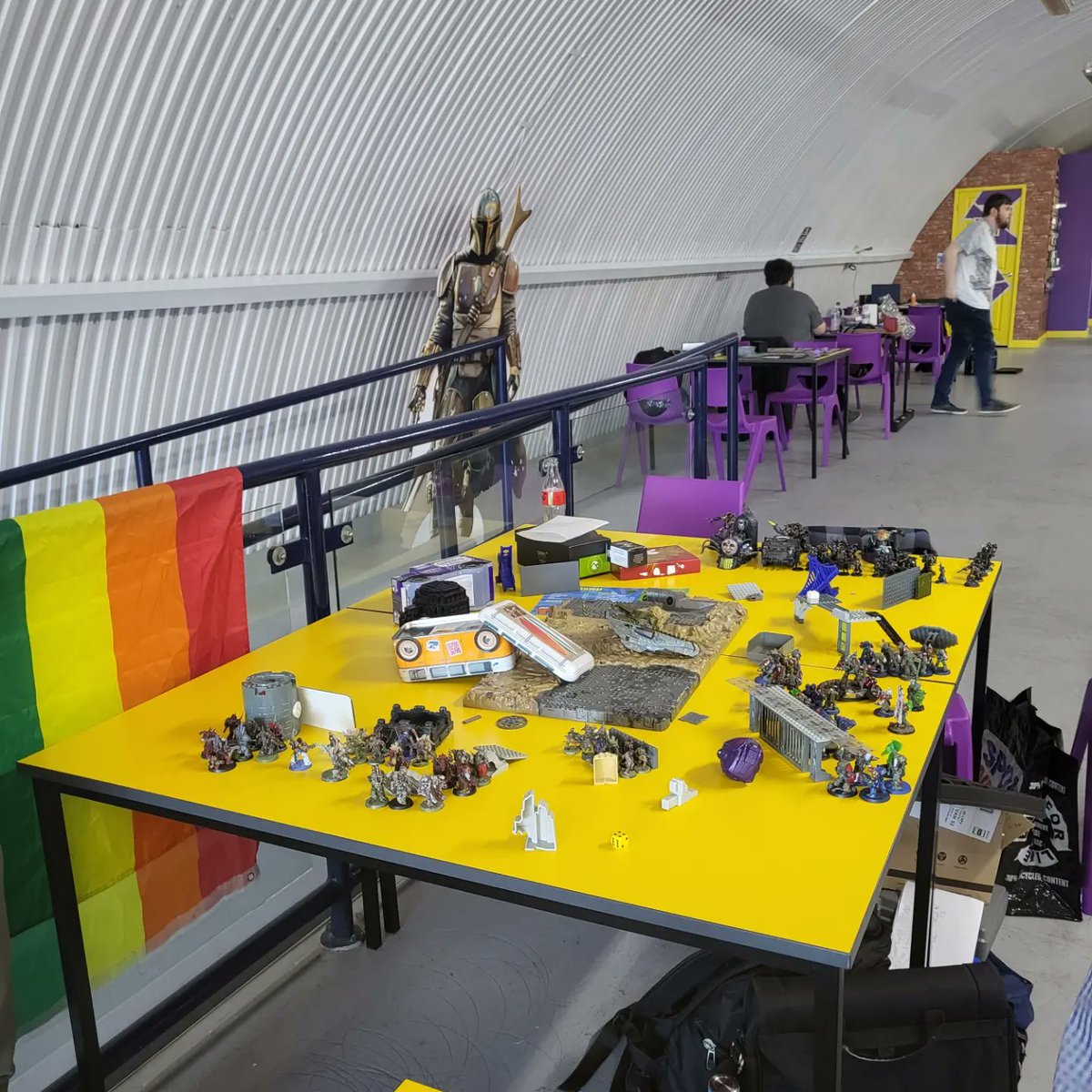 GeekyJossh's tweet photo. Hi everyone at @GeekWarrington yesterday we had a big #Warhammerpaintorplay day. We had a great day and night.

#geekretreat #geekretreatwarington #warrington #warhammer40k #warhammer40Kpaintingorplay #greatday #geekretreatwarringtonlovesyah #warringtonlovesyah https://t.co/2CkEY4dQqr