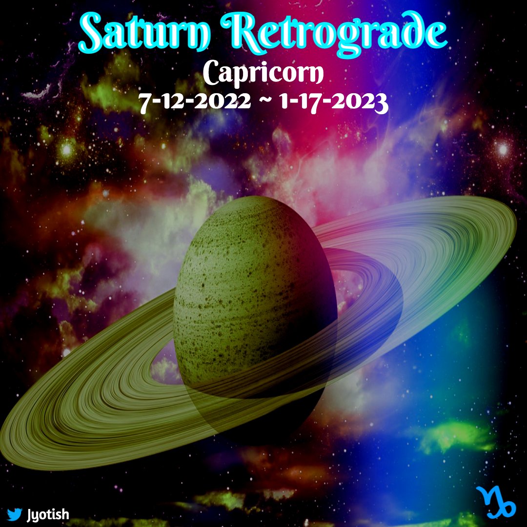 jyotish's tweet photo. Saturn retrogresses back into Capricorn on the 12th. It will transit there for the next 6 months in Dhaniṣṭha before emerging back into Aquarius next year. Saturn here spurs mankind to reflect that their ability to collaborate is their only true prosperity.
#astrology #Saturn https://t.co/1rkkVBAQNc
