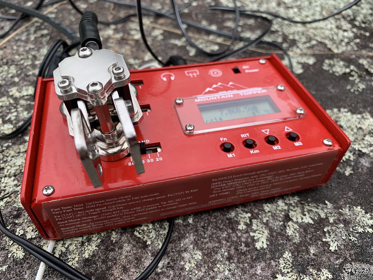 Robbie_W1RCP's tweet photo. I got my #POTA activation! I made it back with 45 minutes left to get 4 more QSOs! K-6259 Ozone Falls is in the books. #hamRadio #QRP #CW #mountainTopper #LnRprecision https://t.co/YQ9bhh8D1Q