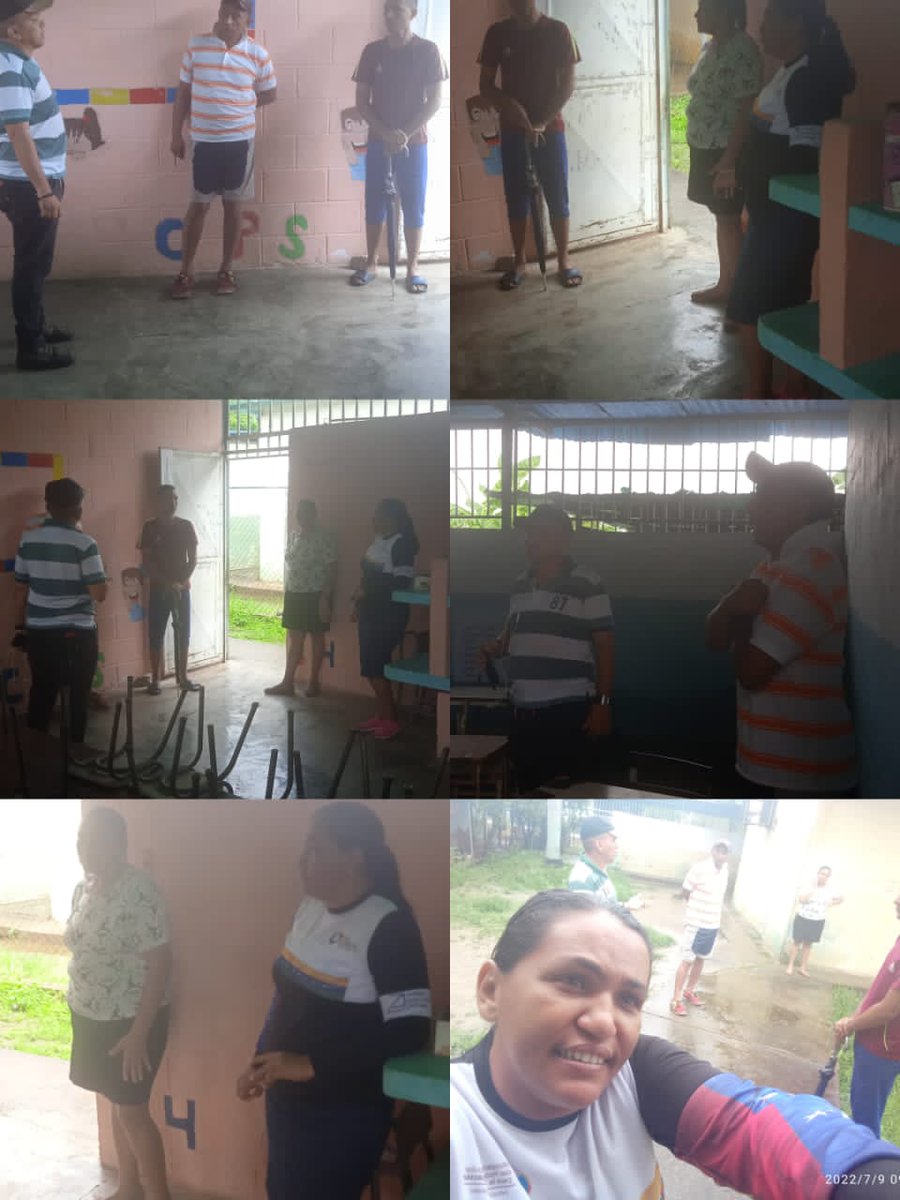 Hoy el coordinador de la Bricomiles Biruaca realizó visita a la E.P Rosa Díaz de Artahona.