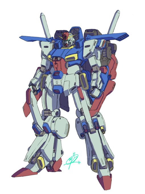 ZZガンダムを描きました
頑張った 