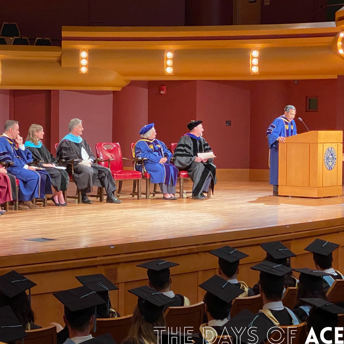 ACEatND's tweet photo. "You’ve done the difficult immediately, and the impossible right after.
Your courage and empathy are seen, recognized, and desperately needed." Antonio Ortiz, ACE grad and president of Cristo Rey Jesuit High School in Chicago. Congratulations graduates! #thedaysoface https://t.co/TgTFjUHRU4