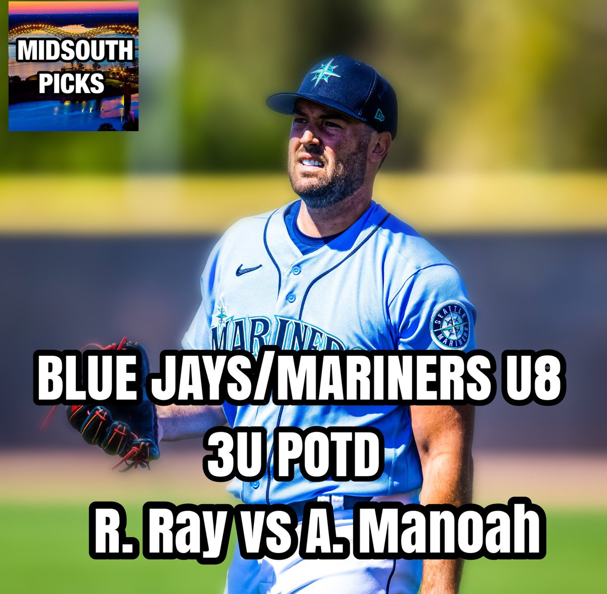 midsouthpicks's tweet photo. TODAYS POTD LOOKING FOR 6-1 🔥🔥🔥

Mariners/BlueJays U8 Runs ⚾️🔥⚾️

#BlueJays #Rays #RobbieRay #Mariners #AlekManoah #LetsEat #POTD #freePick #SportsPick #LetsRIDE #MarinersUp #fanduel #draftkings https://t.co/R8zULDeClj