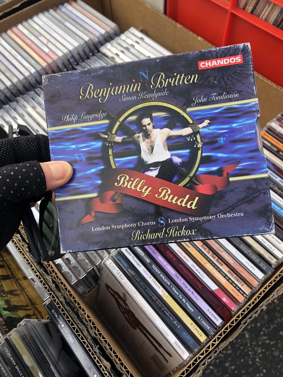 ChrysantheTan's tweet image. A tempting find at the Camberwell Sunday Market. #BenjaminBritten